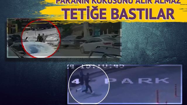 Banka çıkışında maskeli pusu! İçi para dolu çanta saniyeler içinde buhar oldu: Bir anda maske taktılar, silah sesi duyduk