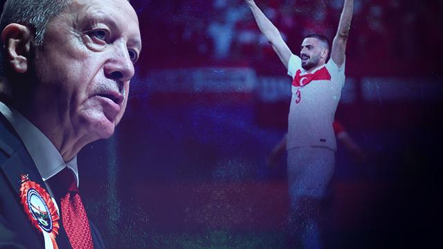 Cumhurbaşkanı Erdoğan'dan UEFA'ya Merih Demiral tepkisi: Kimse Almanların formalarında kartal var diyor mu?