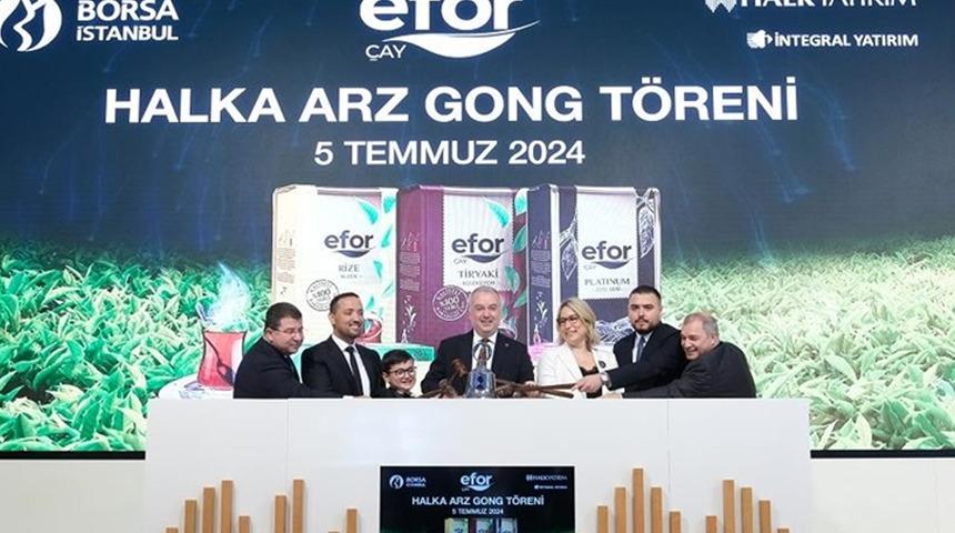 Borsada halka arz rüzgarı devam ediyor! Gong bu kez Efor Çay için çaldı