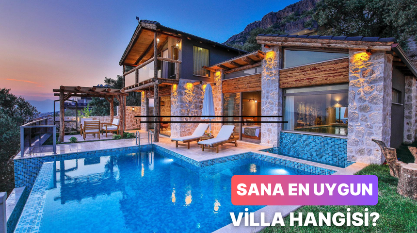 Bize tatil planını anlat sana en uygun villa seçeneğini söyleyelim! 
