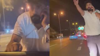 Pendik'te akılalmaz görüntüler! Önünü kesti, kaputa yattı: Ümit inme ne olur