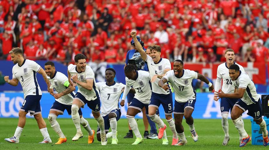 SON DAKİKA: Millilerin yarı finaldeki muhtemel rakibi belli oldu! İngiltere penaltılarda İsviçre'yi devirdi