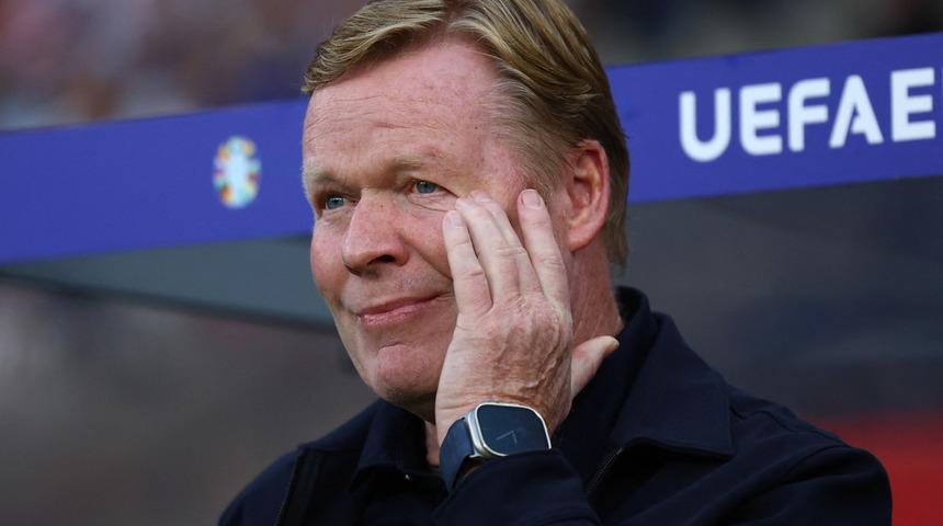 Hollanda Teknik Direktörü Koeman'dan maç sonu itiraf: Şanslıydık!