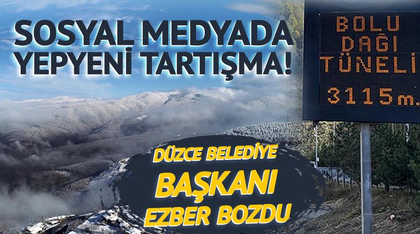 Bolu Dağı ezberi bozuldu: Sosyal medyada Belediye Başkanı Özlü'ye destek yağıyor! "İsmi yanlış biliniyor, burası Düzce Dağı"