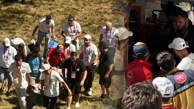 Kırkpınar Güreşleri'nde sıcak hava etkili oldu! Pehlivan güreşirken bayıldı