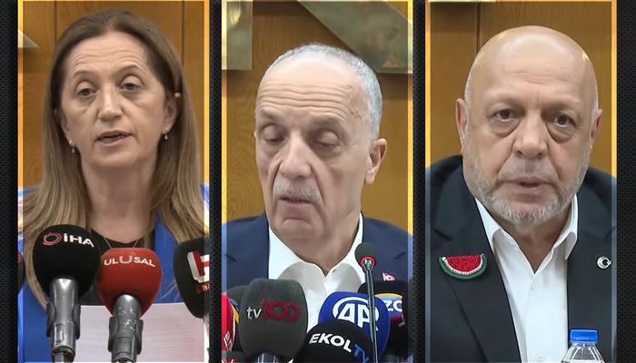 3 sendikadan asgari ücret için 10 maddelik ortak bildiri