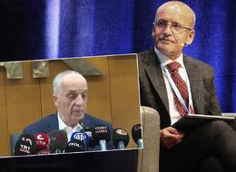 Basın toplantısına damga vuran an! TÜRK-İŞ Başkanı'ndan Bakan Şimşek'e 'asgari ücret' tepkisi: Ayıptır! Bir önceki bakana da bu yetkileri verselerdi...
