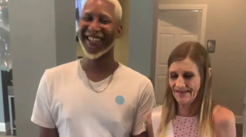 Kendisi 63, kocası 26 yaşında! Bebeklerinin cinsiyetini açıkladıkları parti sosyal medyada gündem oldu... "Bebeğin şansı hiç yok"