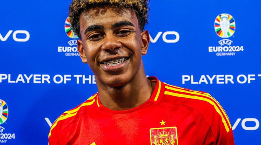 İspanya'da maçın oyuncusu Lamine Yamal seçildi!