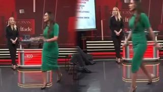 'Kredi kartı' göndermesine öfkelenen Buket Aydın stüdyoyu terk etti; Şaban Sevinç özür diledi