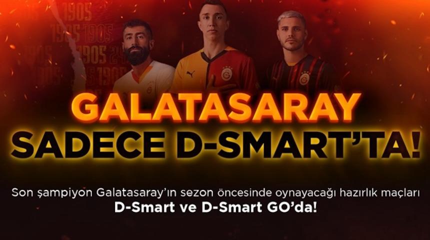 Gelenek bozulmadı! Şampiyon Galatasaray D-Smart ile sahaya iniyor