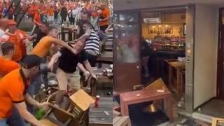 Hollanda-İngiltere maçı öncesi Almanya sokakları savaş alanına döndü!