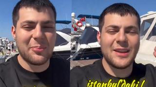 Yat sahiplerinin yanına gidip ne iş yaptıklarını sordu! Teknelerinin değeri dudak uçuklattı... Babamın taksi plakaları var