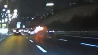 Beylikdüzü'nde makas atma kazası! O anlar kamerada