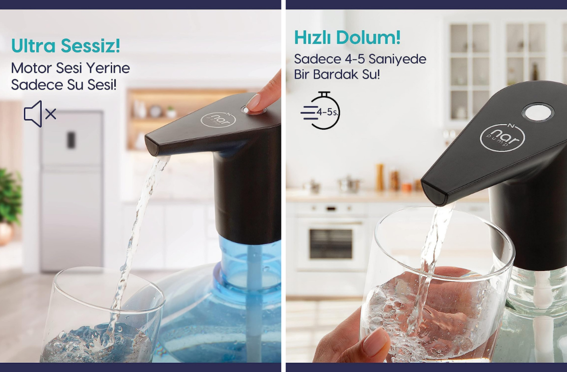 Su israfına son veren, pratikliğiyle övgü toplayan şarjlı damacana pompasını sizin için inceledik 