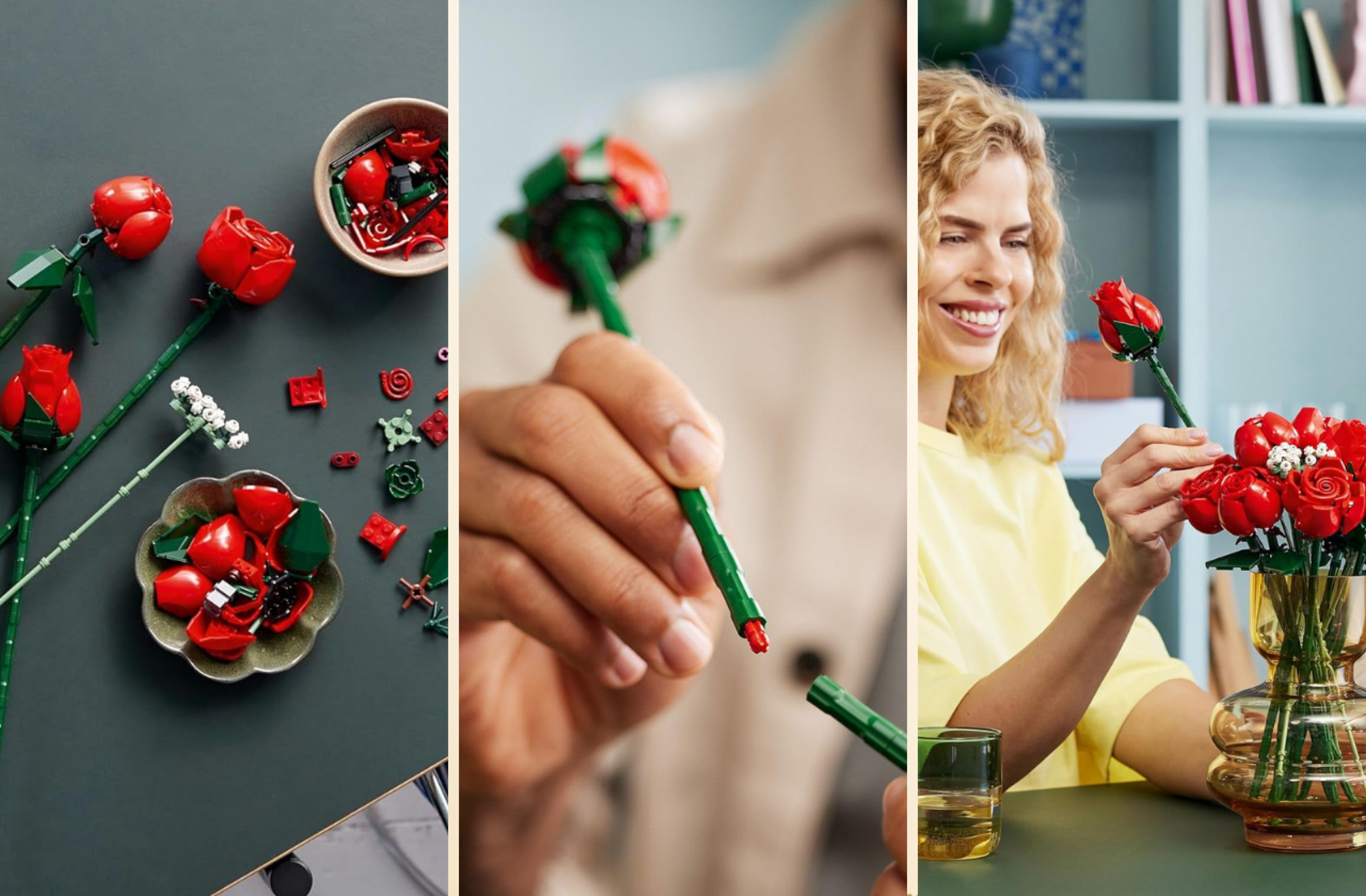 LEGO tutkunlarını sevindirecek fırsat:  Icons Gül Buketi Yapım Seti indirime girdi