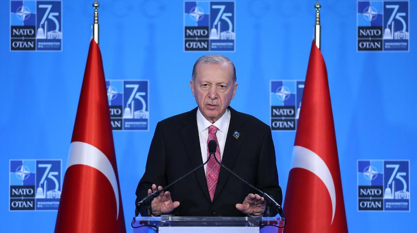 SON DAKİKA | NATO Zirvesi'ne katılan Cumhurbaşkanı Erdoğan'dan İsrail ile ilgili net mesaj: 'Türkiye tarafından onaylanmayacaktır'