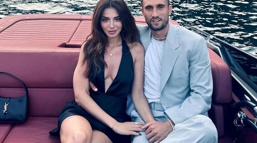 Sessiz sedasız evlenmişlerdi! Melisa Aslı Pamuk ile futbolcu Yusuf Yazıcı düğün pozlarını yeni paylaştı