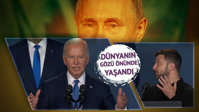 Biden kendi kendini kurtarmaya çalışırken Zelenskiy devreye girdi: NATO'da tarihi gaf! Salon buz kesti