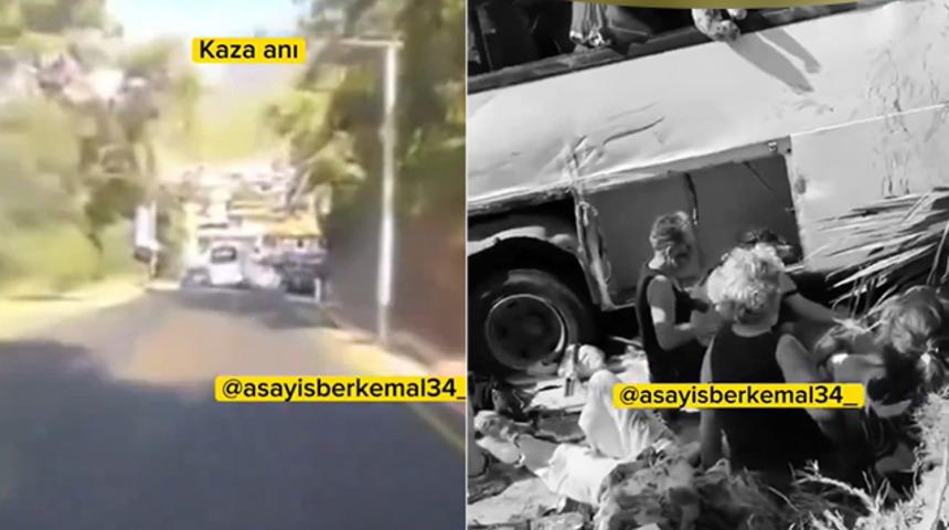 Yer: Muğla! Freni patlayan midibüs ölüm saçtı! 3 aracı adeta biçti: Böyle durabildi