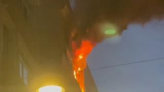 Yer: Silivri! Patlayan buzdolabı nedeniyle ev alev alev yandı