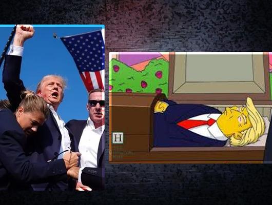 Trump'a suikast girişimi sonrası kehanetleriyle ünlü Simpsonlar yine gündem oldu!