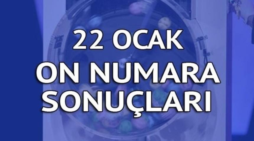 On Numara sonuçları 22 Ocak: On Numara da 13 kişilik rekor!