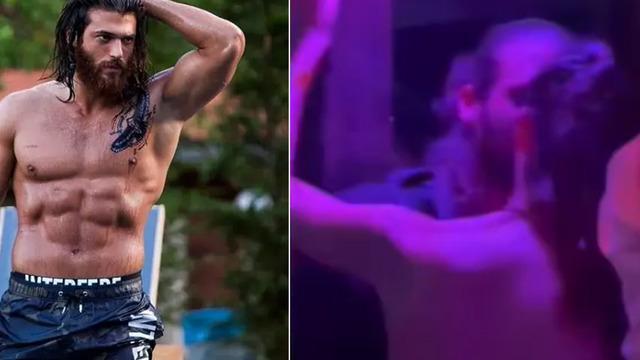 Oyuncu Can Yaman, dans hocası Mariagiulia Venanzi ile dudak dudağa görüntülendi… Olay anlar