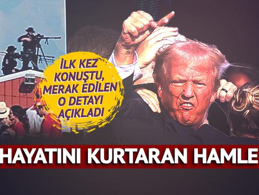 Trump ilk kez konuştu: Bunu yapmasaydım şimdiye ölmüştüm!