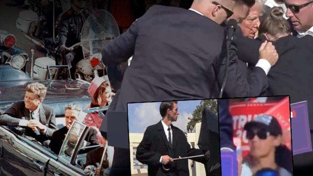 Trump'a suikast girişiminde 'siyah şapkalı kadın' detayı! Görüntüler ortaya çıktı, akıllara Kennedy suikastındaki 'siyah şemsiyeli adam' geldi
