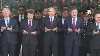 15 Temmuz Şehitliği'nde anma töreni: Cumhurbaşkanı Yardımcısı Yılmaz ve Bakan Yerlikaya da katıldı