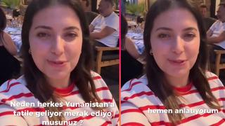 Yunanistan tatilinin detaylarını paylaştı! Yeme içme çok ucuz dedi... Masadakileri tek tek böyle anlattı