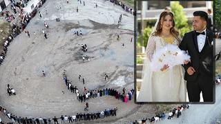 Aşiret düğününde altın ve dolarlar havada uçuştu! Toplam değerini duyanların ağzı açık kaldı