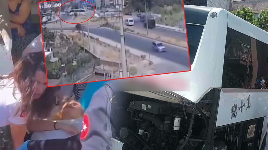 Aydın'da yolcu otobüsü eve çarptı! Ölü ve yaralılar var