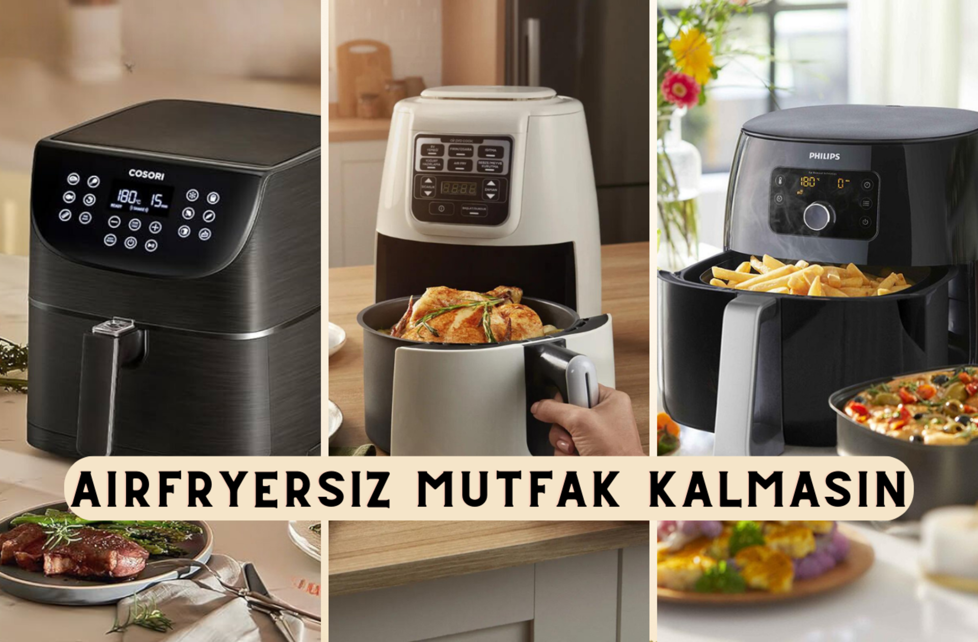 Airfryersız mutfak kalmasın! Philips'ten Karaca'ya en sevilen airfryerlar indirimde