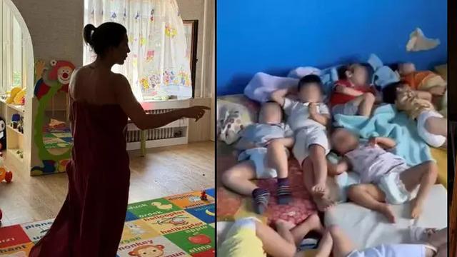 Anaokulunda kaydedilen görüntüler büyük tepki çekti!