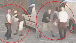 Bu da bayat ekmek husumeti: Yaşlı adamı gözünü kırpmadan dövdü! İzmir'den vicdanları sızlatan görüntüler