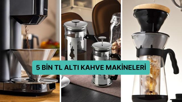 Prime Day'den iyi ki aldım! diyeceğiniz 5 bin TL altı kahve makineleri
