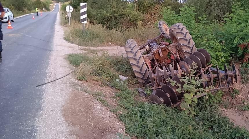 Bilecik'te iki traktörün çarpıştığı kazada 1 kişi öldü