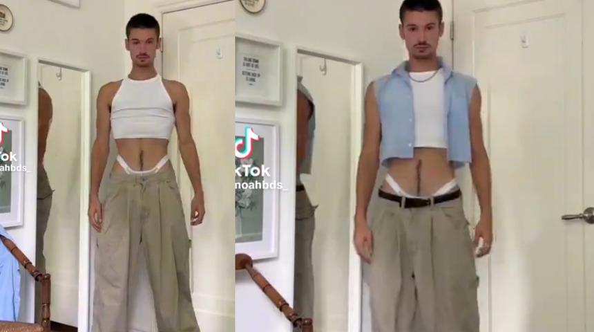 "Bu yazın erkek modası" diyerek paylaştı! Sosyal medyadan tepkiler gecikmedi... "Biz nasıl bir döneme denk geldik?"