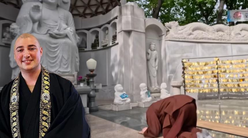 YouTuber Ali Ertuğrul Öztarsu, ilk Türk budist rahibi ziyaret etti! Ritüellerini gösterdi... "Odamda küçük bir Buddha köşesi bile yapmıştım"