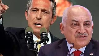 Ali Koç ile Mehmet Büyükekşi, TFF seçimi öncesi tartışma yaşadı! Ali Koç'tan Büyükekşi'ye 'Onur ve haysiyet' göndermesi sonrası ortalık karıştı!