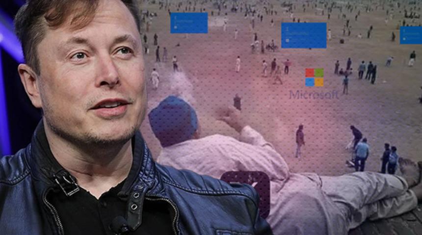 Elon Musk yine durmadı! Bu kez 'k&uuml;resel yazılım krizi' ile dalga ge&ccedil;ti