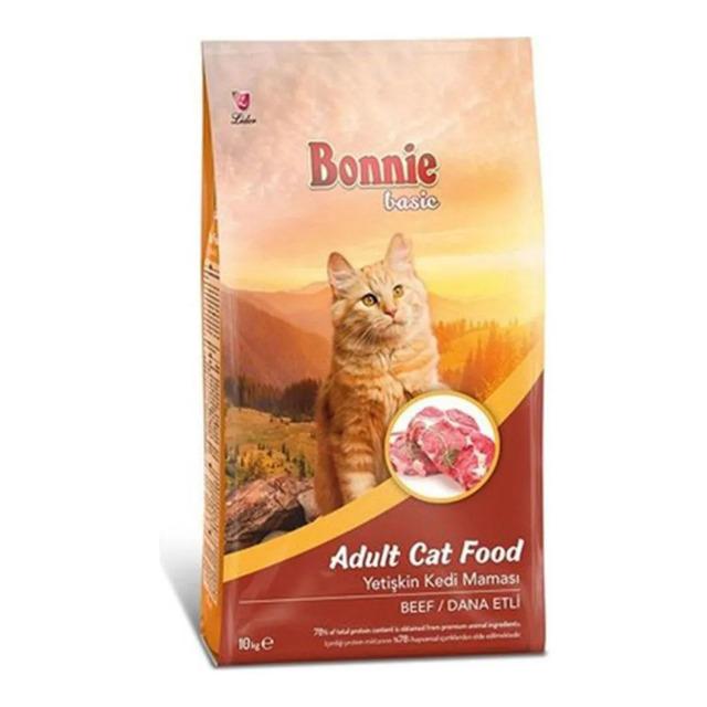 Bonnie Basic Yetişkin Dana Etli Kedi Maması 10 Kg