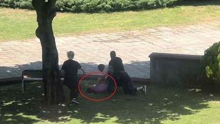 Güpegündüz dehşet! Valilik önünde eşini yere yatırıp boğmaya çalıştı... Küçük çocuklarının gözü önünde yaşandı