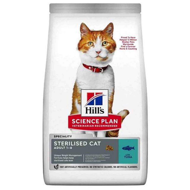 Hills Adult Sterilised Cat Ton Balıklı Kısırlaştırılmış Yetişkin Kedi Maması 10 Kg