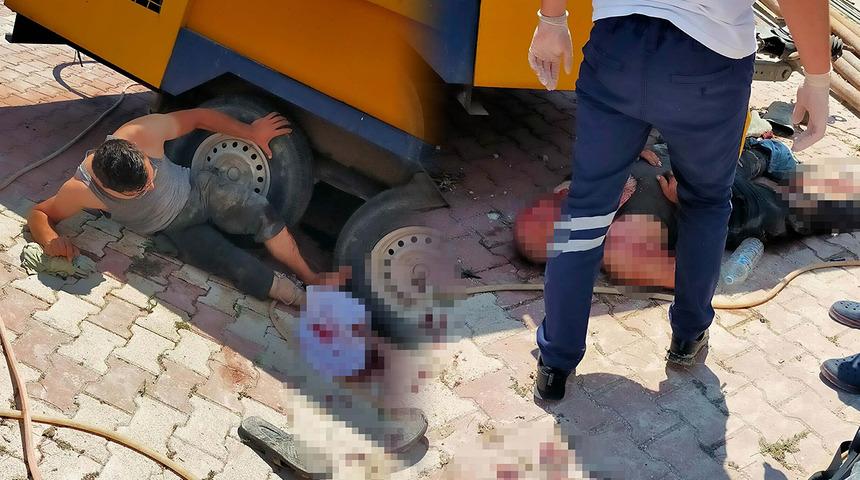 Balıkesir'de korkunç olay! Her şey bir anda oldu: Patlama meydana geldi, ayağı koptu