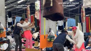 Türkiye'de pazara giden bir turist gördüklerine inanamadı! O anları sosyal medyadan paylaşınca gündem yarattı