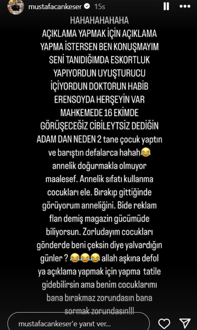 Eski kocası 'eskortluk yapıyordun' deyince dayanamadı! Damla Ersubaşı ile eski eşi Mustafa Can Keser yine birbirine girdi 640xauto