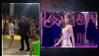 Elçin Sangu ayakkabılarını kenara atıp Çerkes dansı yaptı! Düğünde herkes hayranlıkla izledi